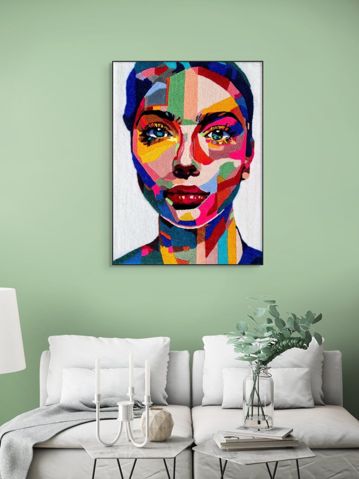 Textile portraits from Soul Searching as an encounter with the viewer