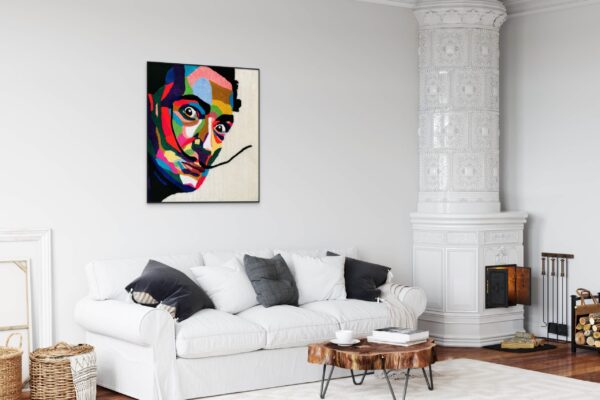 Salvador Dali - interior 3 Moustache Dali