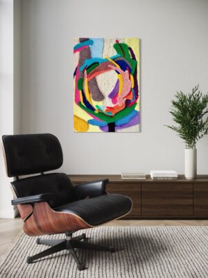 abstract tulip art Tulip